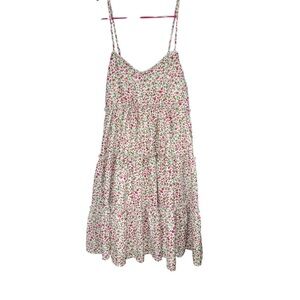 Bailey blue Floral Spaghetti Strap Dress size medium tiered